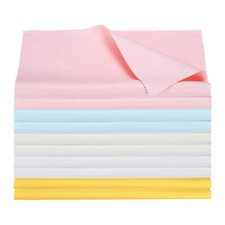 10pcs 12"x12" Guitar Cloths, Multi-color Microfiber Guitar Cleaning Cloth