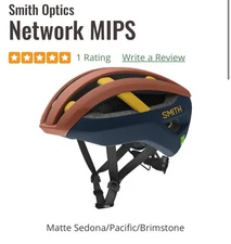New Smith Network MIPS Bike Helmet Size Medium Matte Sedona Mips