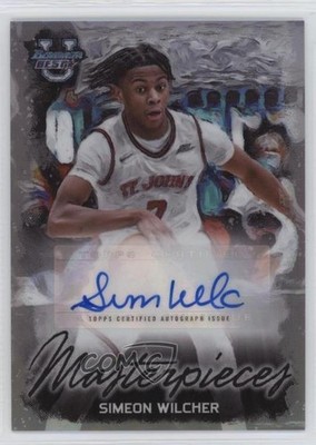 2023-24 Bowman U Best Bowman Masterpieces /75 Simeon Wilcher #BMA-SW Auto 1cc7