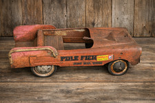 Vintage Metal Pedal Car Body  Rustic Decor