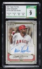 2021 Topps Tier One Talent 3/250 Torii Hunter #T1TA-TOH CSG 9 Mint Auto 0s2w