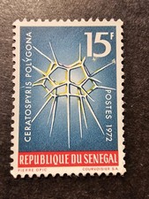 Stamp Senegal Fish Radiolarians Fauna No. 379 New ** Luxury MNH 1972