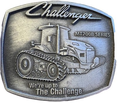 Challenger MT700B Series Tractor Belt Buckle Spec Cast Farm Equipment Promo