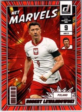 2025-26 Panini Donruss World Cup - Net Marvels Robert Lewandowski #7 Red