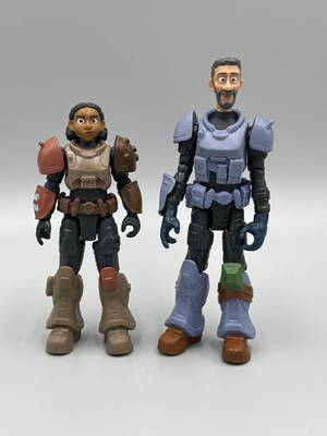 Disney Pixar Lightyear Jr Zap Patrol Mo Morrison Izzy Hawthorne Figure Set Of 2