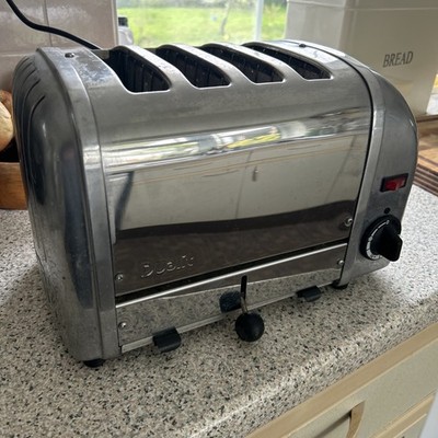 ** DUALIT 4 SCHEIBEN VARIO, KLASSISCHER TOASTER, 40352 Edelstahl Chrom