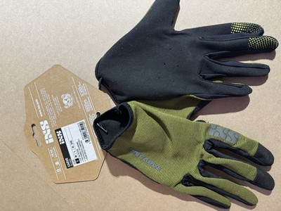 iXS Carve MTB Downhill Enduro Fahrradhandschuh Lite grün