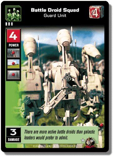 Battle Droid Squad, Guard Unit - FOIL - Battle of Naboo - Young Jedi - Bild 1 von 6