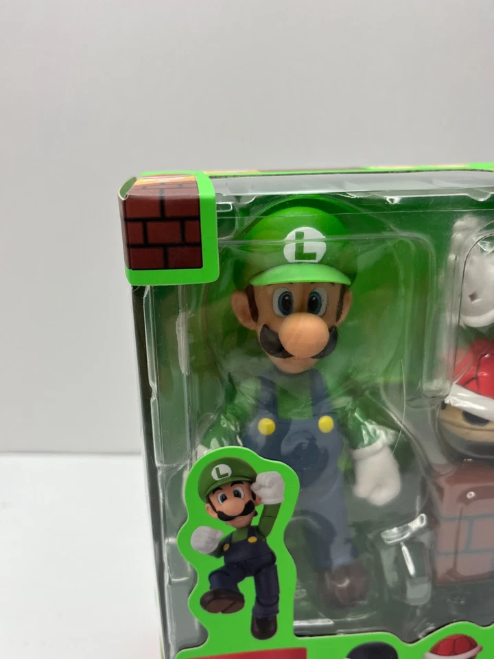 Bandai S.H.Figuarts Super Mario Brothers Luigi 2014 completo en caja abierta Foto 3 de 4