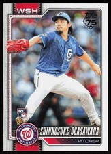 2026 Topps Series 1 Celebration Shinnosuke Ogasawara #32 Washington Nationals