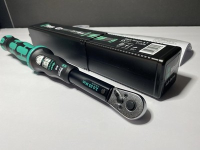 Wera 1/4  A5 Torque Wrench Reversible Ratchet  2-18 Ft Lbs
