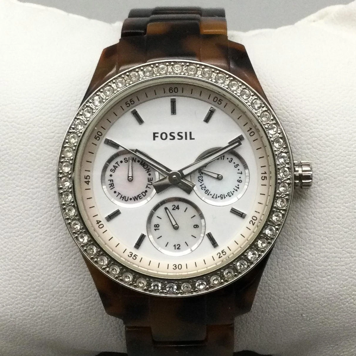 Fossil Stella Resin Case Wristwatches for sale | eBay display picture 3