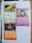 Yuka Morii Pokemon Card Bundle Obsidian Flames Larvesta, Lillipup & Sinistea