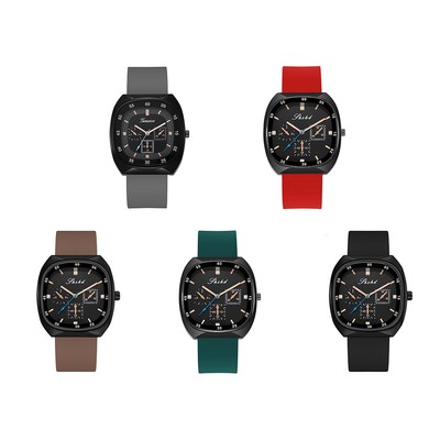 Innovatives Design Damen Silikon Armband Uhr ideal für Freizeitkleidung