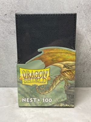 Dragon Shield Nest 100+ (Black + Grey) Deck Box SEALED NEW AT-40201