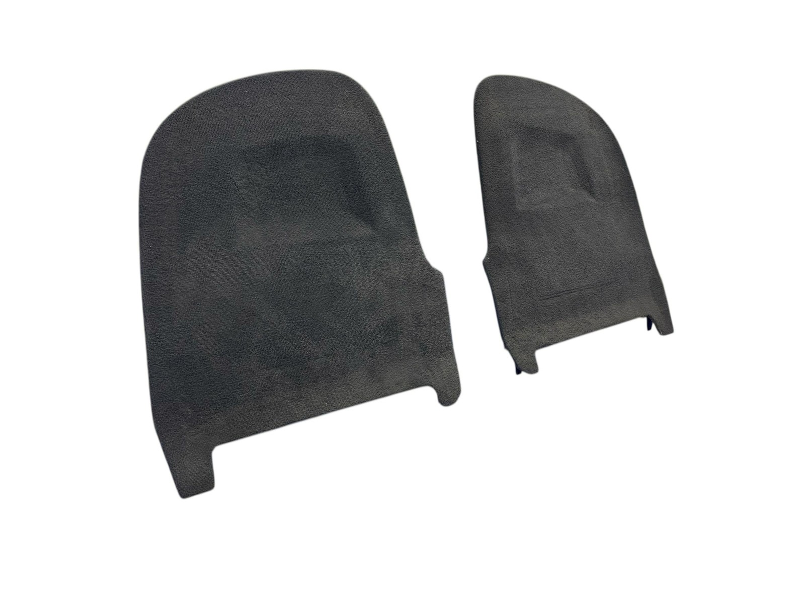 2011-2015 AUDI R8 REAR LEFT RIGHT INTERIOR PARTITION COVER PANEL GRAY CARPET