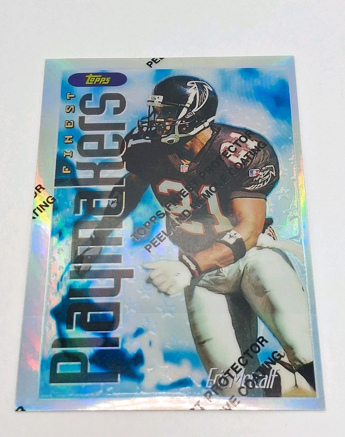 Topps 1996 Finest Eric Metcalf Playmaker Refractors Refractor #262 Falcons (B5)