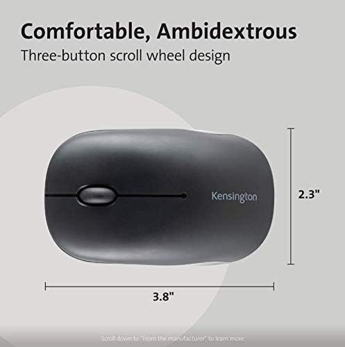 Kensington Bluetooth Mouse - Wireless Pro Fit Bluetooth (3.0 or 5.0) Compact Mou - Picture 2 of 8