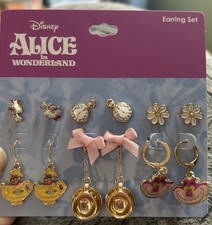 Disney Alice In Wonderland 75th Earring Set