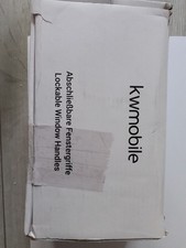 KWMOBILE ABSCHLIESSBARE UPVC-GRIFFE. LINKS/RECHTS ESPAG GRIFFE 43 MM Befestigung MITTE