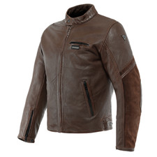 Dainese Merak weiche Lederjacke braun Motorrad Urban Retro SALE