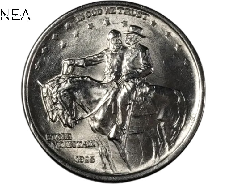 1925 Stone Mountain Commemorative Half Dollar ~ Gem BU ~ 90% Silver