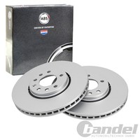 2X A.B.S. Bremsscheiben 302Mm BelÜFtet Vorne Passend FüR Cadillac BLS Opel Signu