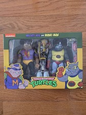 NEW NECA Teenage Mutant Ninja Turtles Mighty Hog and Rhino-Man