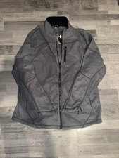Under Armour Men's Fleece Zip Up Jacket Gray With Pockets Zippers Mens Size XL
