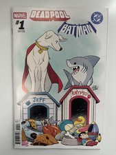 Deadpool Batman #1 Gurihiru Jeff The Land Shark & Krypton Marvel DC 2025 unread
