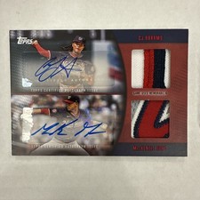 2025 Topps Series 2 CJ Abrams/MacKenzie Gore Dual Auto Relic Red /5