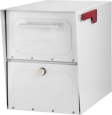 Secure Parcel Mailbox White Oasis Architectural Mailboxes