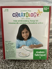 Creatology Christmas/Noel Craft Tree Embroidery Hoop Kit