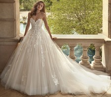Duchesses lace ball gown wedding dress wedding dress 32-60 glitter beads N. Measurement