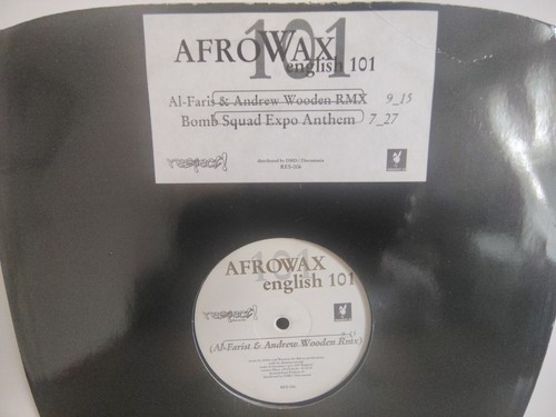 AFROWAX 101 - "ENGLISH 101" / RESPECT! RECORDS (GERMANY) 1997