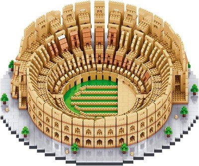 Micro Colosseum Model - 4800 PCS Roman Empire Building Set Adults Gift
