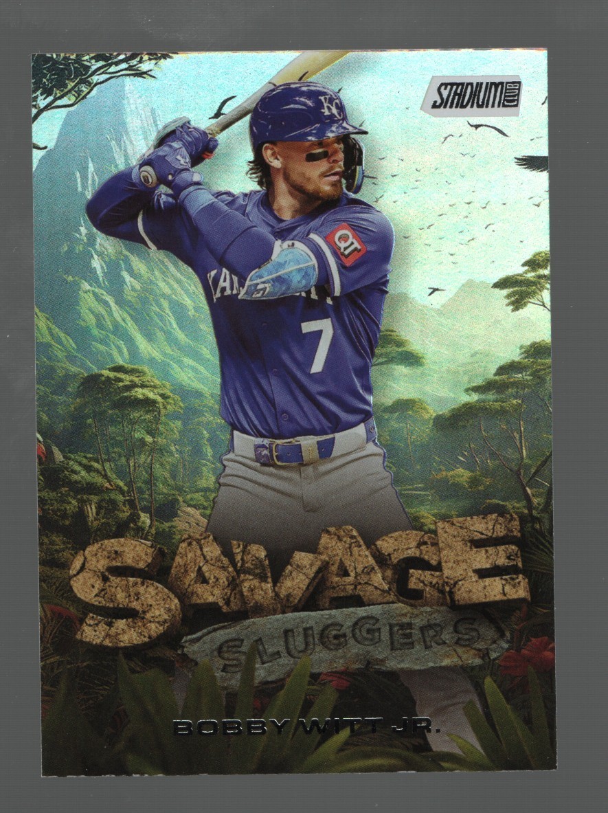 2025 Topps Stadium Club - Savage Sluggers Bobby Witt Jr. #SS-6 for 