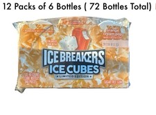 ICE BREAKERS ICE CUBES Orange Cream Pop 72 BOTTLES Bulk Deal Bb2/26