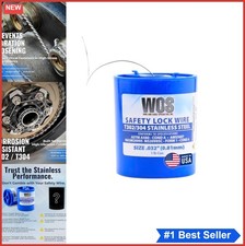 Safety Lock Wire Stainless Steel .032 Inch T302/304 1 Lb Dispenser Can 362 Feet