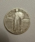 US Rare Coin 1927 P Standing Liberty Quarter Dollar 90% Silver F-VF Ship Today