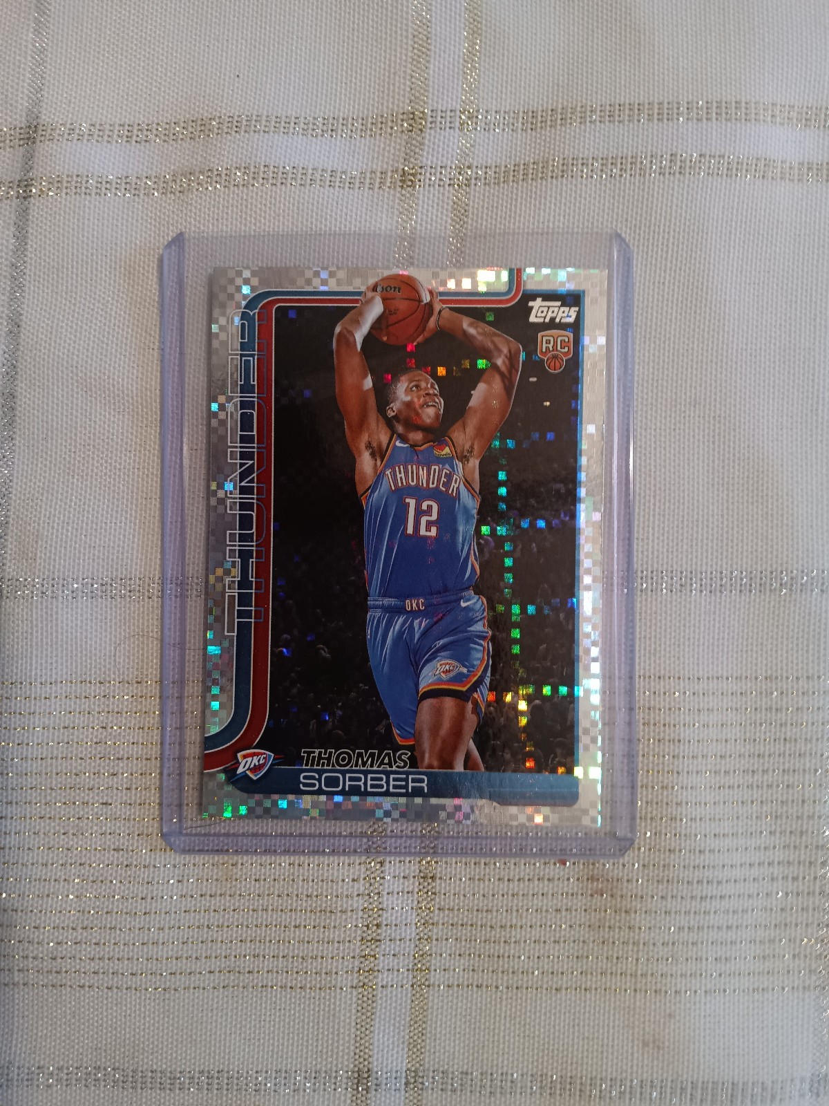 2025-26 Topps NBA Thomas Sorber Victory Foil SSP #215