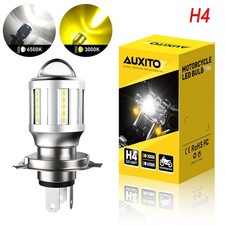 Auxito Canbus Motorcycle H4 9003 Led Headlight High Low Beam Bulb Yellow White Auxito Canbus Motorcycle H4 9003 Led Headlight High Low Beam Bulb Yellow White