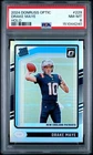 Drake Maye 2024 Panini Donruss Optic Rated Rookie #229 Holo Prizm RC PSA 8
