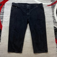 Levis 550 Pants 60 Black Jeans Tab Outdoors Preppy Denim Casual Red Tab 60x30