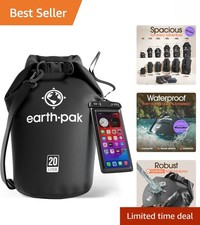 20L Waterproof Dry Bag with Easy Access Phone Case for Adventurers