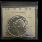 1950 Canada Silver $ - ICCS SP-66 - XRZ 109  C2