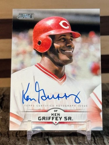 🔥 KEN GRIFFEY SR. 2025 Topps Stadium Club ON-CARD AUTO #SCBA-KG Reds Legend 🔥