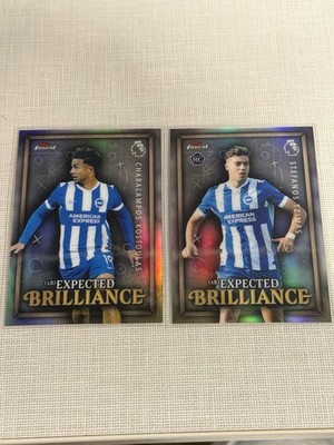 Kostoulas and Tzimas Expected Brilliance - Topps Finest 2025/25 Brighton RC