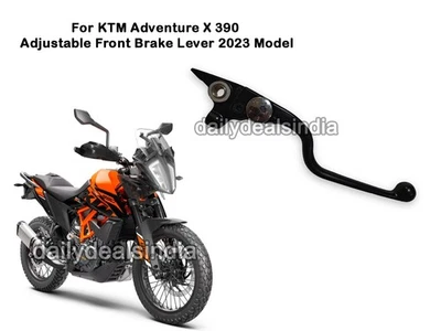 Levier De Frein Avant Réglable Noir Pour KTM Adventure X 390 Modèle 2023 - Photo 1/4