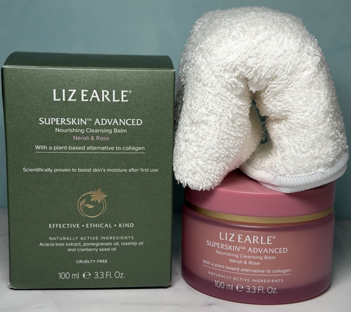 Liz Earle Superskin Advanced Nourishing Cleansing Balm Neroli Rose 100ml NWB